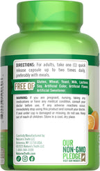 Nature's Truth Vitamina C 1000 mg con Rosa Mosqueta y Bioflavonoides - 100 Cápsulas