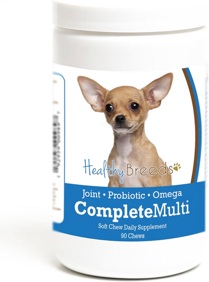 Healthy Breeds Chihuahua All in One Multivitamin Soft Chew 90 Count – Image 1