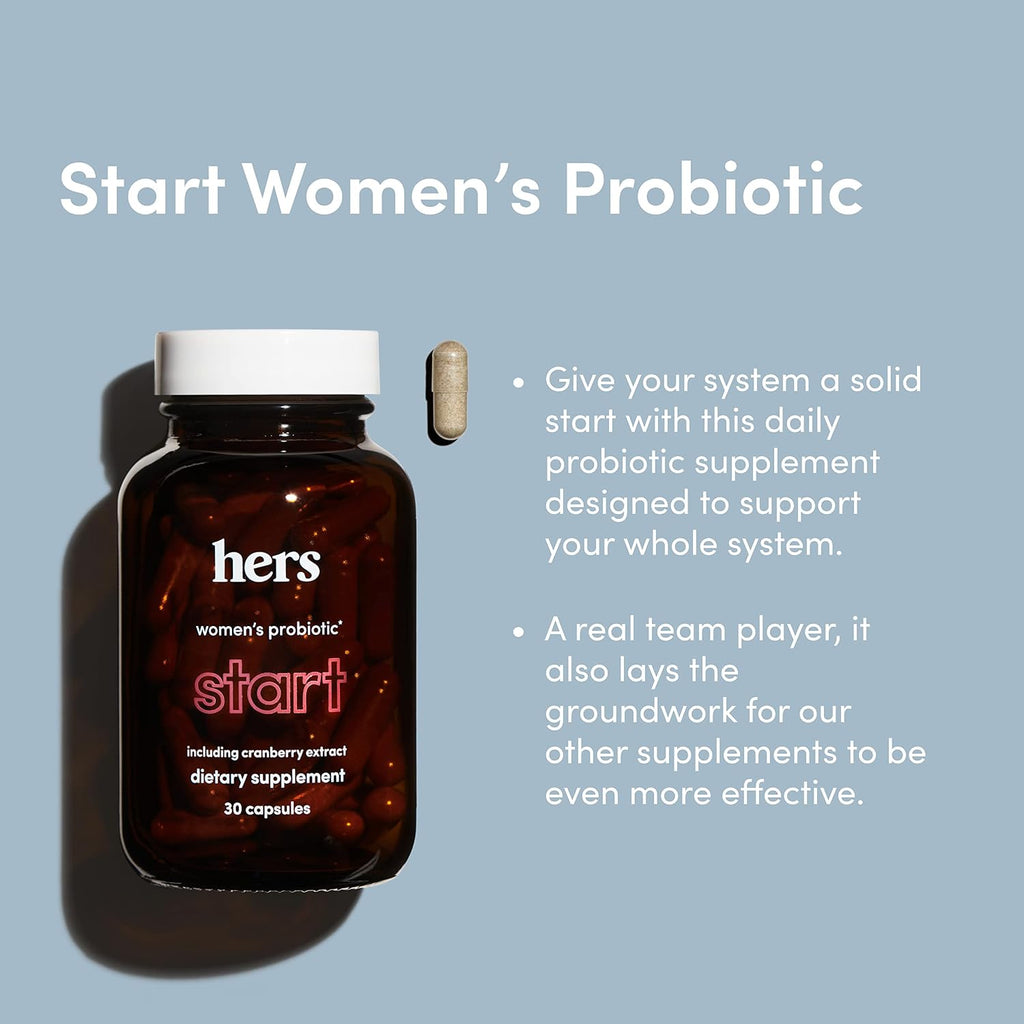Hers Start - Multivitamínico y Probiótico para Mujeres, 30 Cápsulas