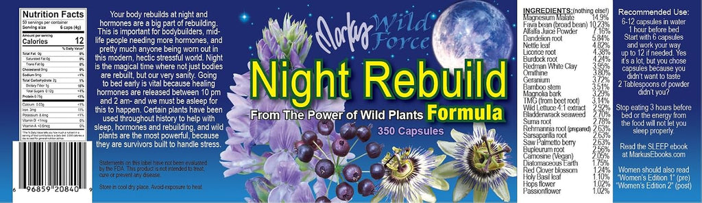 Wild Force Night Rebuild Cápsulas