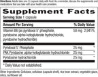 Country Life Coenzyme Active B-6 - 50 mg Vitamina B6 (P-5-P) - 30 Cápsulas Vegetales