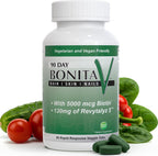Essential Source Biotina 5000 mcg - 30 Comprimidos para Cabello, Piel y Uñas