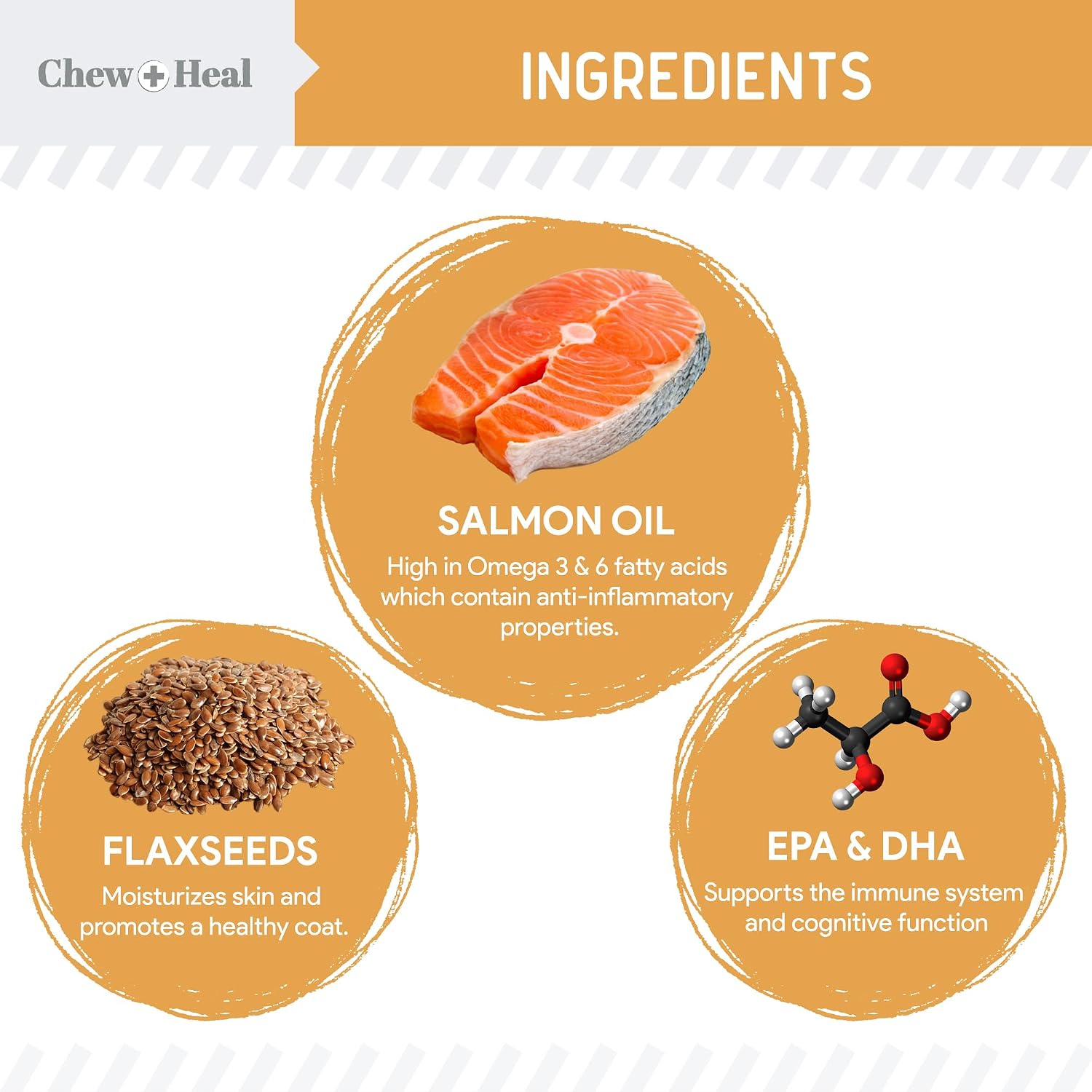 Omega 3 Aceite de Pescado para Perros - 360 Masticables Blandos Omega para Piel y Pelaje - Mezcla de Aceite de Salmón con Ácidos Grasos Esenciales, Vitaminas, Antioxidantes, Minerales (2 Paquetes de 180, Sabor Pollo)