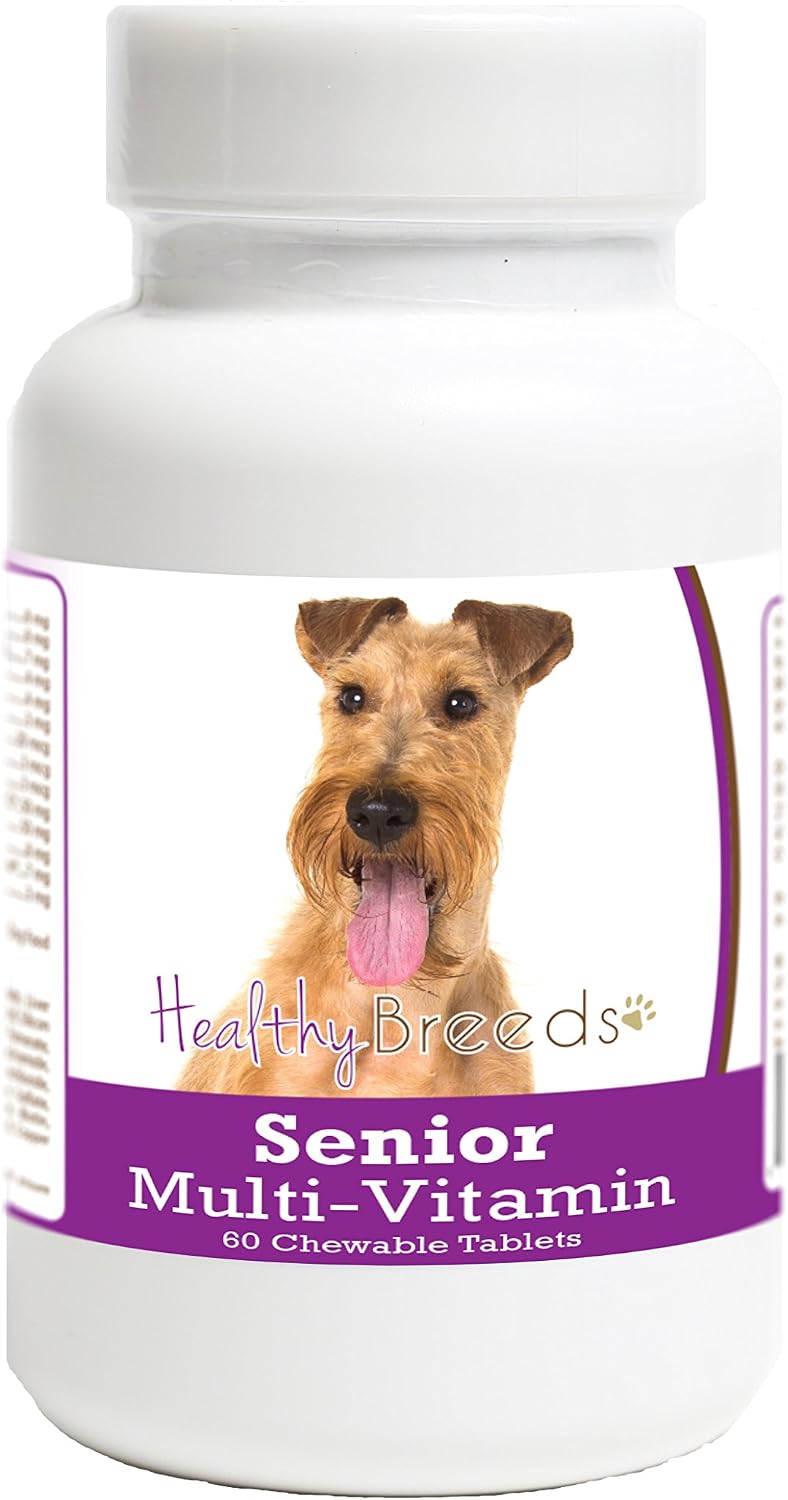 Healthy Breeds Multivitamínico para Perros Senior, 60 Comprimidos Masticables