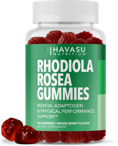 Rhodiola Rosea Gummies – Gomitas Adaptógenas – Claridad mental: La Rhodiola puede ayudar a apoyar la función – Image 1