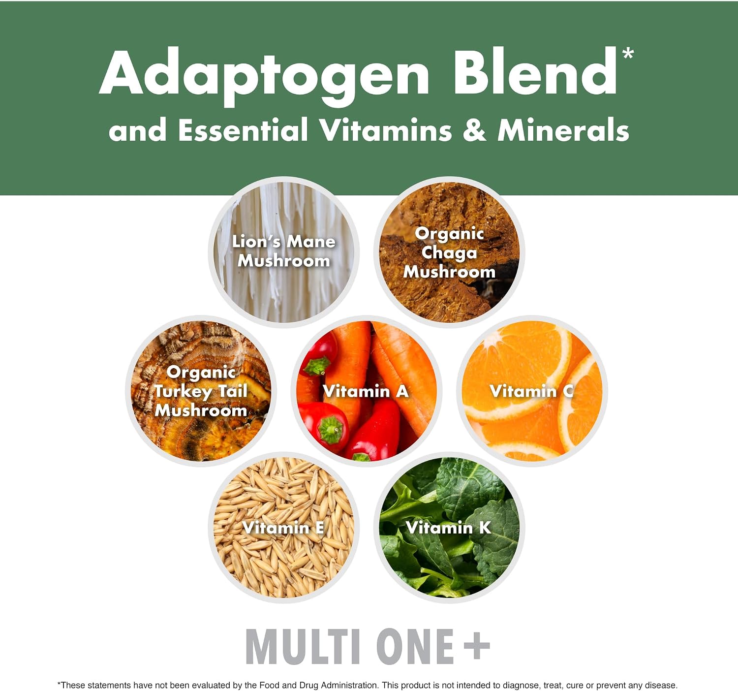 MultiOne Multivitamínico Diario para Hombres y Mujeres - 60 Cápsulas