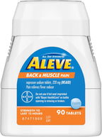 Aleve Pastillas para el Dolor de Espalda y Muscular, 90 unidades