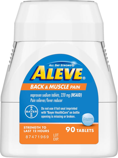 Aleve Pastillas para el Dolor de Espalda y – Conveniencia: Con 90 tabletas por envase, tendrás suficiente para – Image 4