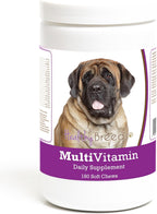Healthy Breeds Mastiff Multivitamin Soft Chews para Perros, 180 unidades