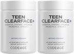 Codeage Teen Clearface - Suplemento para la Piel Adolescente (60 Cápsulas)