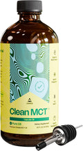 LevelUp Aceite MCT C8 Puro - 100% Ácido Caprílico de Coco - Sin Sabor - 473ml