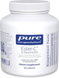 Pure Encapsulations Ester-C & Flavonoides - 180 Cápsulas