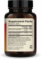Dr. Mercola Vitamina D3 y K2 Dosis Baja - 1000 IU D3 + 45 mcg K2 MenaQ7 - 30 Cápsulas