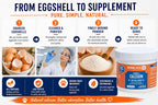 Eggshell Calcium for Pets - 12 oz. Polvo de Cáscara de Huevo Natural, Suplemento Mineral Ultra Puro para Gatos y Perros
