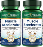 Purity Products Muscle Accelerator 650 mg - 120 Cápsulas Veganas (2 Envases)