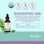 MaryRuth's Organics Multivitamínico Orgánico para Bebés | Gotas Líquidas 2 oz