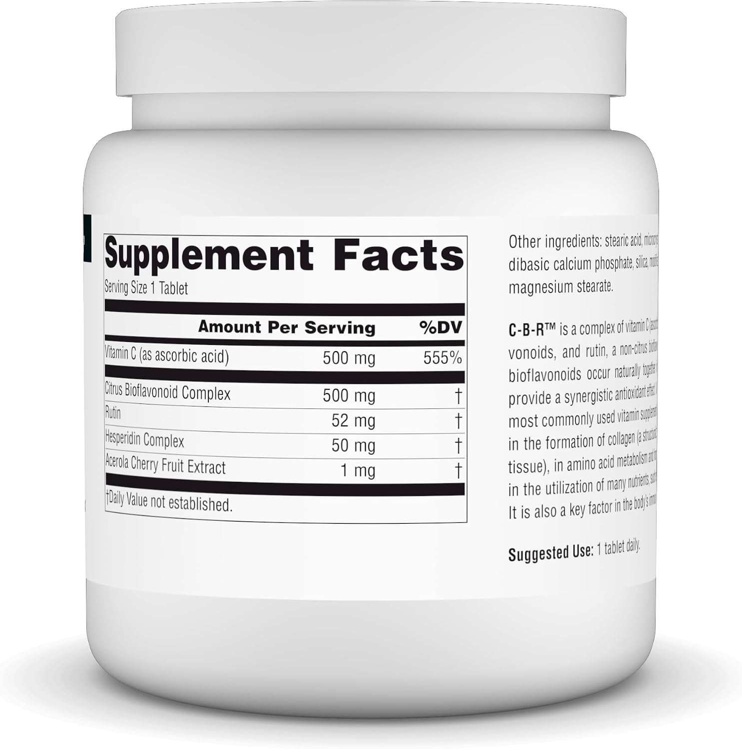 Source Naturals C-B-R - Complejo de Vitamina C y Bioflavonoides, 500 comprimidos