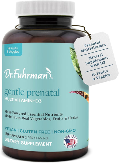 Vitaminas Prenatales Dr. Fuhrman - 120 Cápsulas con Folato Natural – Image 1