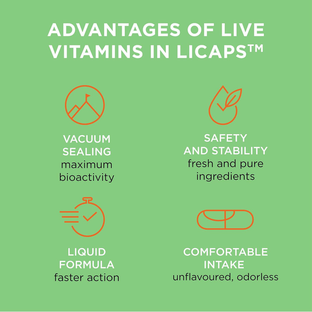 Live Vitamins - Complejo Multivitamínico Bioactivo de Absorción Completa - Pack de 3