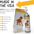 maxxiomega Omega 3, 6 & 9 Oil Supplement - Skin & Coat Support for Dogs, 10oz (283ml)