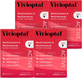 Vivioptal Active, 90 Softgels, Multivitamin with Ginseng and Omega-3, German Formula, Gluten-Free