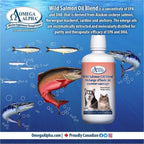 Omega Alpha Aceite de Salmón Salvaje para Perros y Gatos - 1L