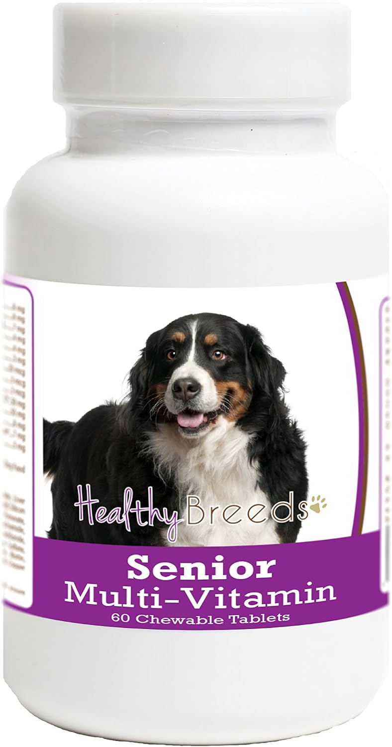 Healthy Breeds Bernese Mountain Dog Multivitamínico para Perros Senior 60 Comprimidos