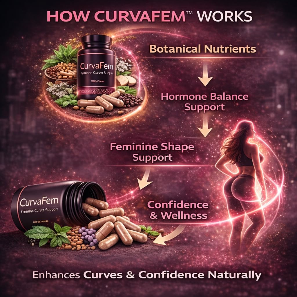 Curvafem Provide Suplemento Natural para Apoyo de Glúteos y Senos