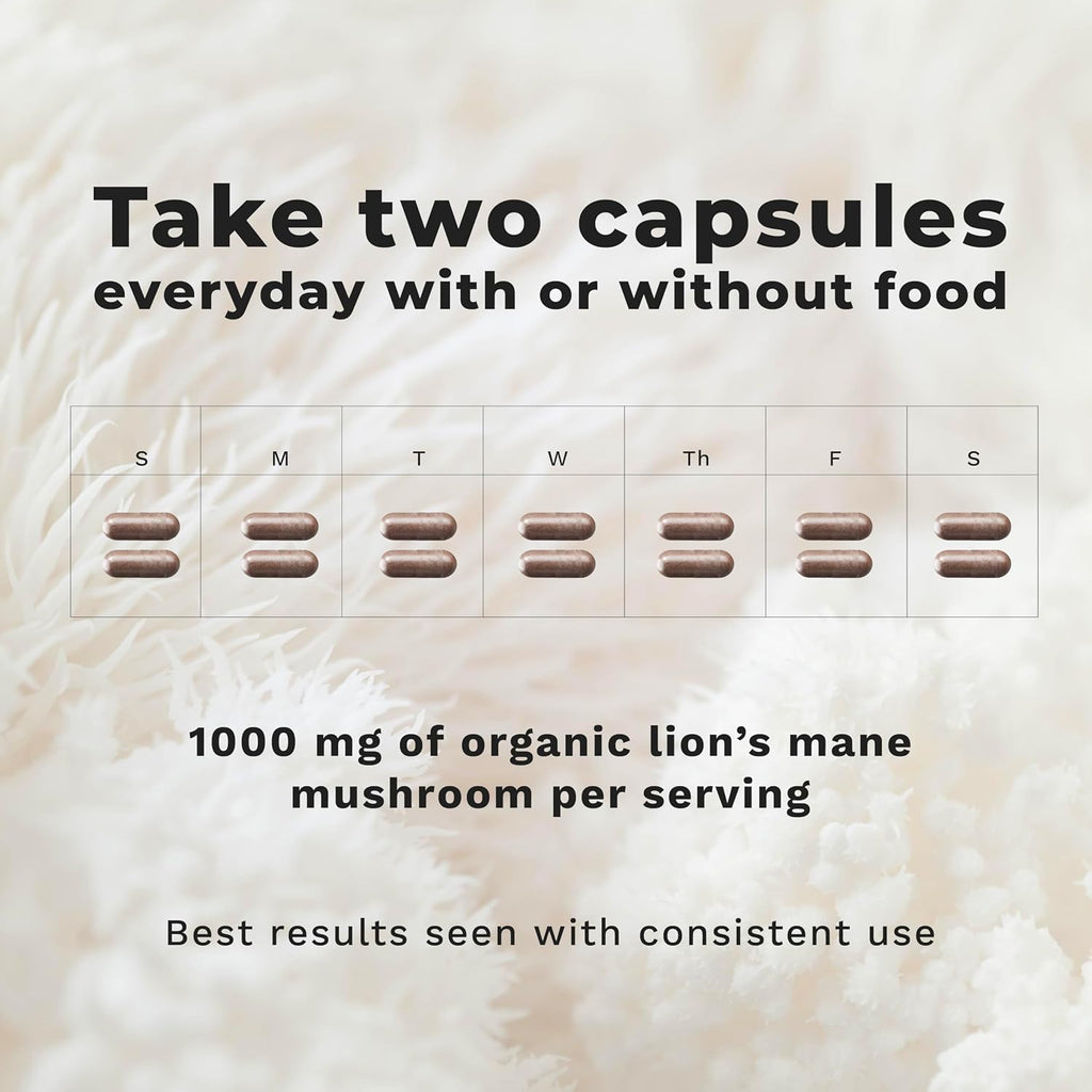 LifeSeasons Essentials Melena de León - 1000 mg por ración - 60 cápsulas