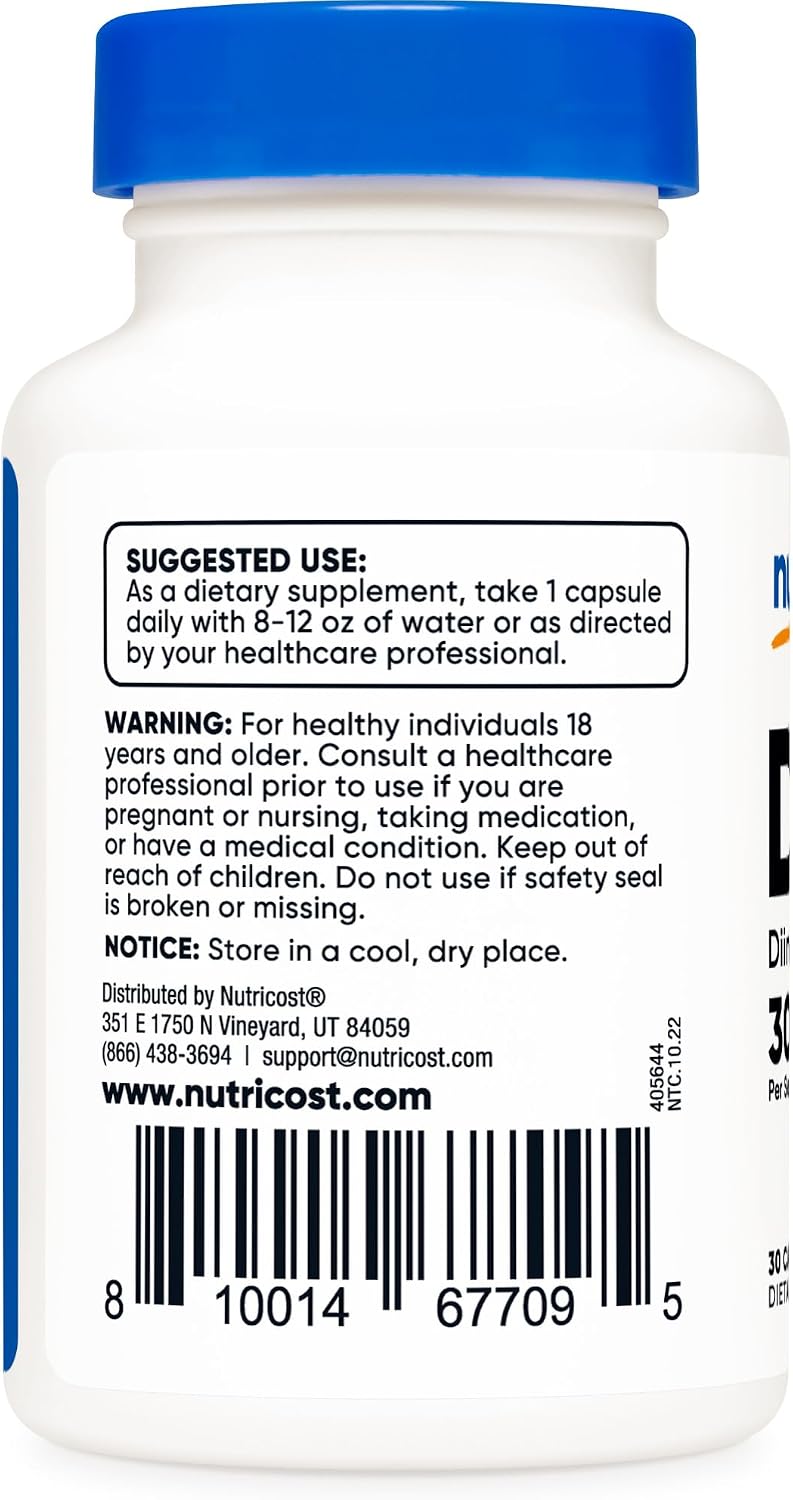 Nutricost DIM Diindolylmethane 300 mg, 30 Cápsulas