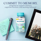 SOLARAY SharpMind Memory Formula - Complemento para la Memoria y Concentración - 60 cápsulas veganas