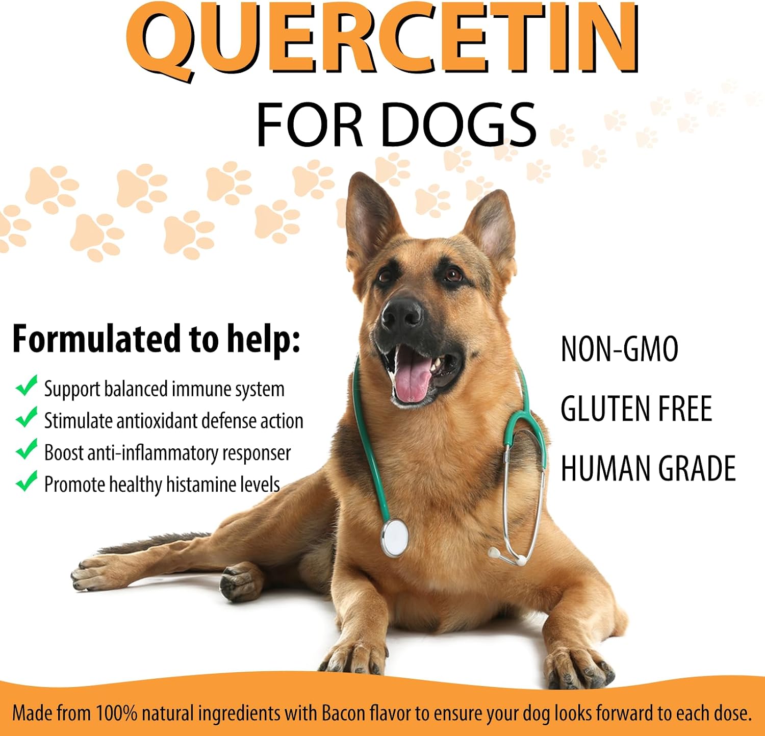 Quercetin para Perros en Gotas Líquidas, 60 ml (2 unidades)