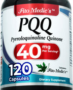 FITO MEDIC'S Lab PQQ 40 mg – 120 Cápsulas – Pirroloquinolina Quinona