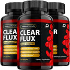 Clear Flux Capsules - ClearFlux Advanced Supplement, Fórmula Natural (3 Pack - 180 Cápsulas)