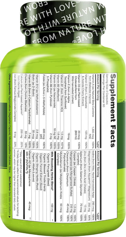 NATURELO Postnatal Multivitamin - Suplemento – Contribuye al funcionamiento normal del sistema inmunitario – Image 3