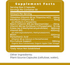 Premier Research Labs Complete B - Complejo de Vitaminas B para una Salud Óptima | Suplemento de Vitamina B con Biotina | 9 Vitaminas B Activas | para Hígado, Energía y Apoyo Cerebral - 60 Cápsulas