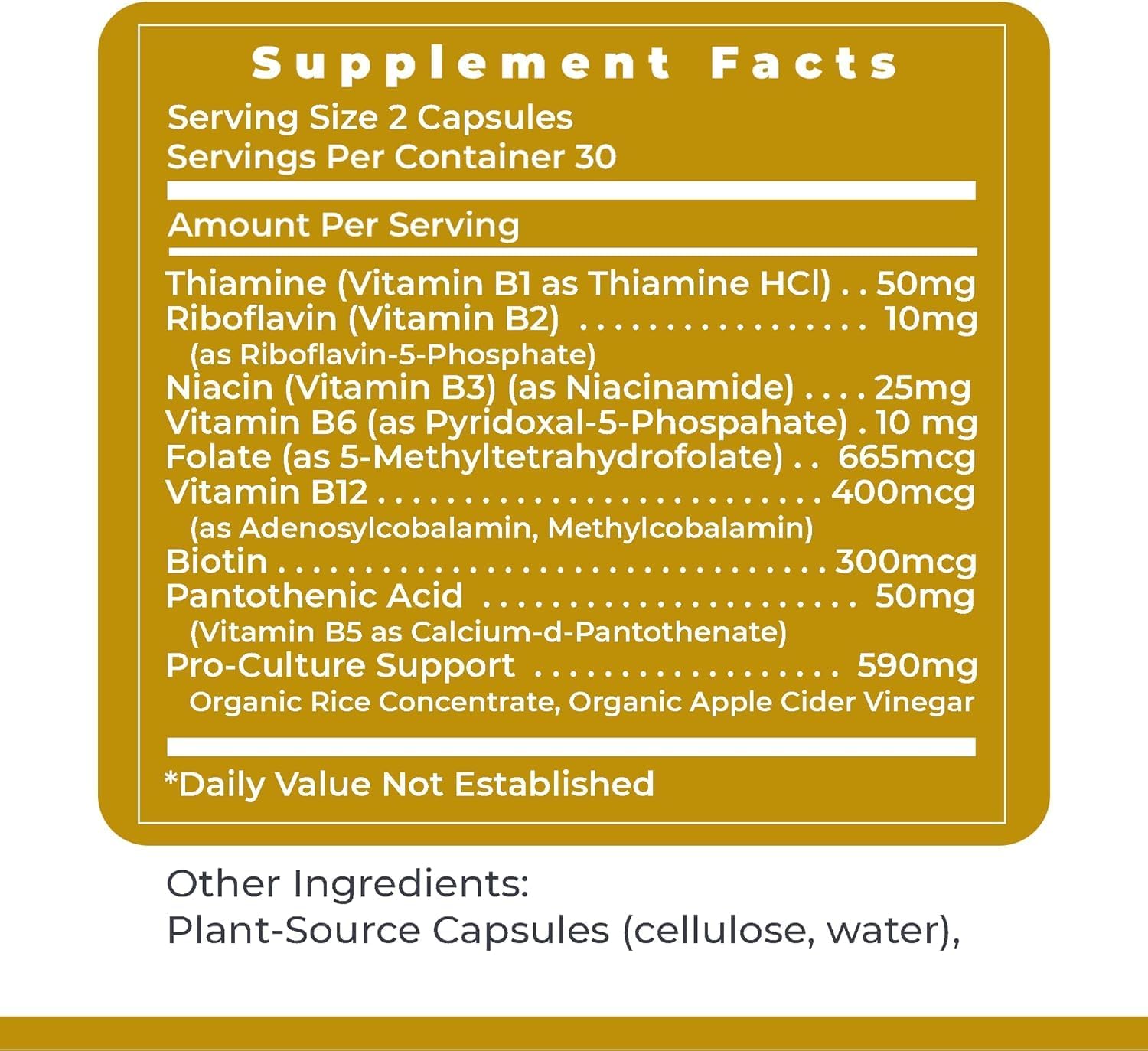 Premier Research Labs Complete B - Complejo de Vitaminas B para una Salud Óptima | Suplemento de Vitamina B con Biotina | 9 Vitaminas B Activas | para Hígado, Energía y Apoyo Cerebral - 60 Cápsulas