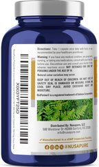 NusaPure Polypodium Nicotinamide 240 mg - 150 Cápsulas Veganas (Sin OGM, Sin Soja)