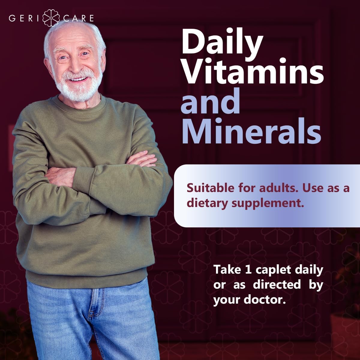 GeriCare Thera M Multivitamínico en Comprimidos, 100 Comprimidos