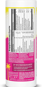 Sunwarrior Liquid Multivitamins for Women – Multivitamínico Líquido para Mujeres con Vitaminas B, D3, Lion's Mane y Ginseng, Sabor Melocotón Mango (30 Dosis)