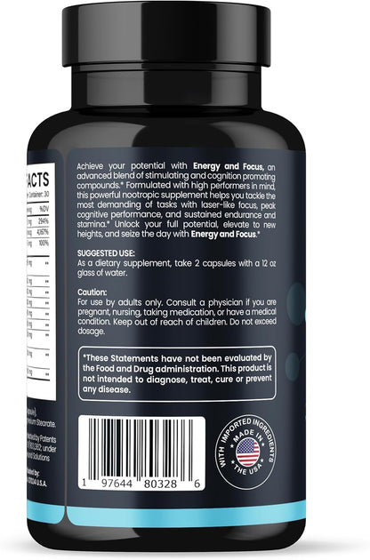 Axiom Nutrition Energy and Focus Extra – Fosfatidilserina: Este fosfolípido puede ayudar a reducir los niveles de – Image 8