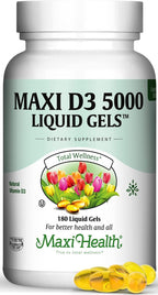 Maxi Health Vitamina D3 5000 UI (125 mcg) - 90 Comprimidos