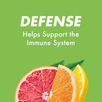 HALLS Defense Vitamin C Drops, Sin Azúcar, Sabor Cítricos, 25 Pastillas