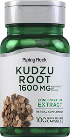 Piping Rock Cápsulas de Raíz de Kudzu | 100 Cápsulas | Extracto en Pastillas | Suplemento Sin OMG y Sin Gluten
