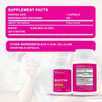 Safrel Biotina (Vitamina B7) 10.000 mcg – 240 Cápsulas Veganas, Sin Gluten