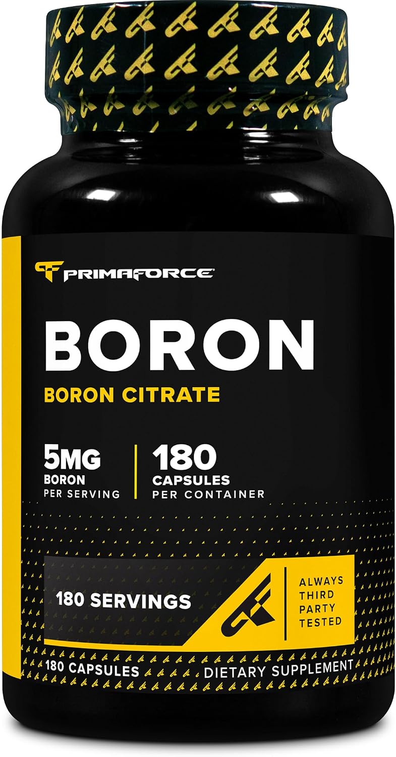 PrimaForce Boron Cápsulas 5mg, 180 Cápsulas Vegetarianas