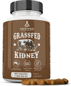 Ancestral Supplements Cápsulas de Sebo de Res Grass Fed, 3000 mg, 180 Cápsulas
