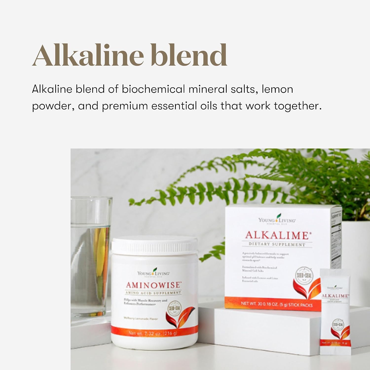 Young Living AlkaLime Stick Packs (30 sobres)