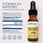 Solaray Liquid Vitamin D3 – 25 mcg (1000 IU) per Drop – 15 ml (0.5 oz)