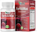 America Medic & Science FertiliMax - Suplemento de Fertilidad para Mujeres con Folato, CoQ10, DHEA, 90 Cápsulas
